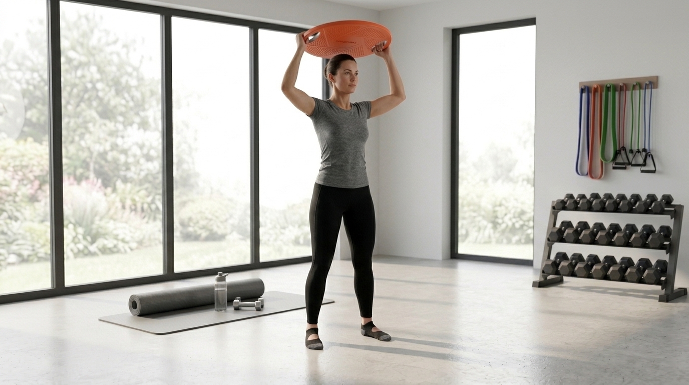 Balanceball Overhead Press