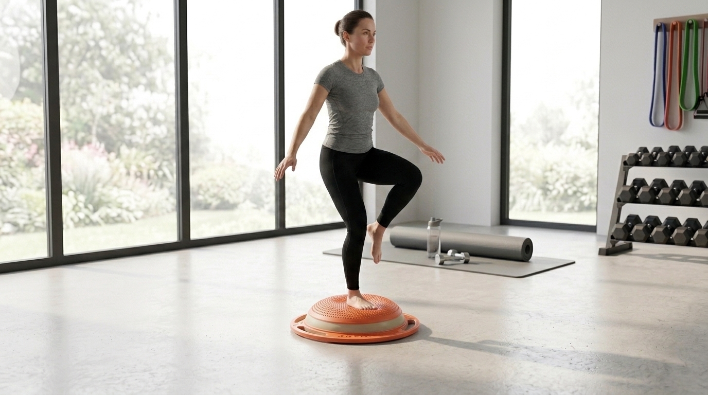Balanceball One-Legged Balance