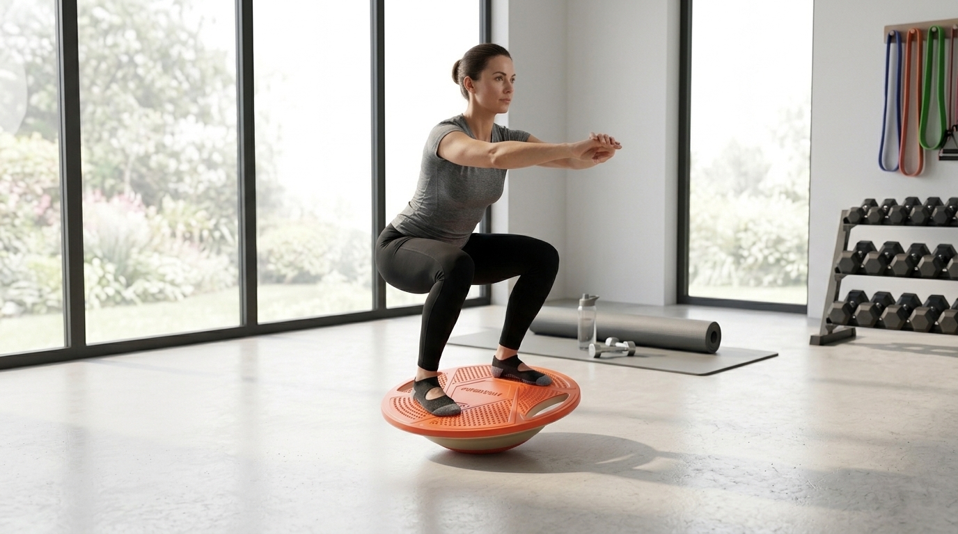 Balanceball Squats